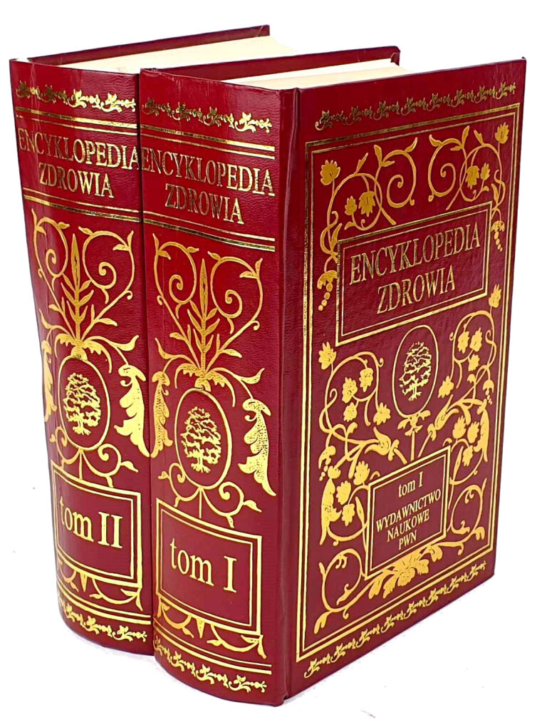 ENCYKLOPEDIA ZDROWIA PWN t.1-2 złota oprawa