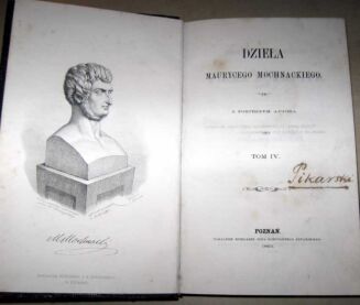 MOCHNACKI- DZIEŁA t. IV, V wyd. 1863r. półskórek - 4