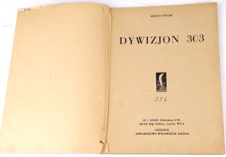 FIEDLER- DYWIZJON 303 / DIVISION 303 Warsaw 1943 conspiracy print - 2
