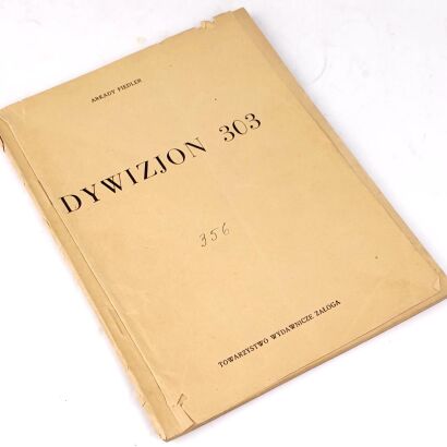FIEDLER- DYWIZJON 303 Warszawa 1943r. druk konspiracyjny
