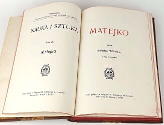 WITKIEWICZ- MATEJKO wyd.1, oprawa Getritz, Lwów - 4