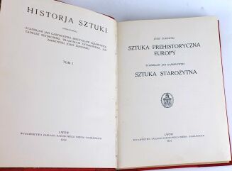 HISTORJA SZTUKI. T.1-3 [komplet w 3 wol.] Lwów 1934 - 3