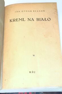 OTMAR - KREML NA BIAŁO. wyd. 1936 - 2