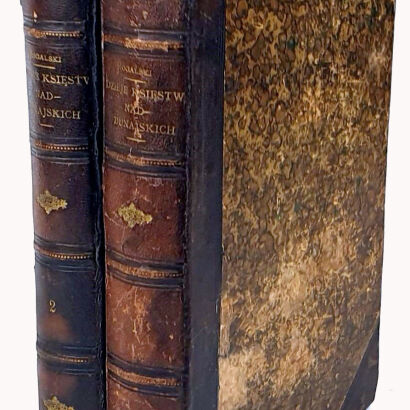 ROGALSKI- DZIEJE KSIĘZTW NAD-DUNAJSKICH TO JEST: MULTAN I WOŁOSZCZYZNY, PODŁUG DZIEŁ COGALNICEANA [ET AL.], t.1-2 [komplet w 1 wol.]