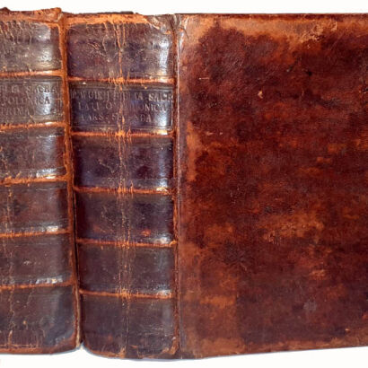 WUJEK - BIBLIA sacra latino-polonica vulgatae editionis T.1-2 [w  2 wol.] Vratislaviae (Wrocław) 1771