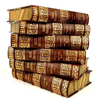 SIENKIEWICZ- WYBÓR PISM t.1-12 (kolekcja książek w półskórzanej oprawie) wyd. 1954-5r. - 4