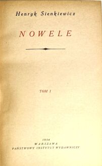 SIENKIEWICZ- WYBÓR PISM t.1-12 (kolekcja książek w półskórzanej oprawie) wyd. 1954-5r. - 6