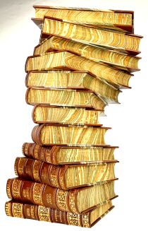 SIENKIEWICZ- WYBÓR PISM t.1-12 (kolekcja książek w półskórzanej oprawie) wyd. 1954-5r. - 3