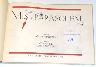 MINKIEWICZ- MIŚ Z PARASOLEM wyd. 1960 - 2