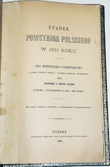 FALKOWSKI- UPADEK POWSTANIA POLSKIEGO W 1831 ROKU. - 6