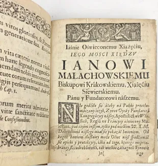 ABELLI - ŻYWOT SŁUGI BOŻEGO WINCENTEGO A PAULO Kraków 1688 - 6