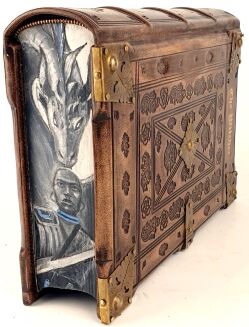 Andrzej Sapkowski - The Witcher. Illustrated Edition, Premium Leather Binding, Metalwork, Fore edge Painting - 11