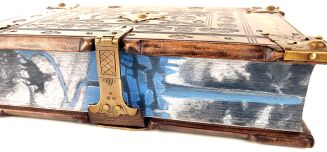 Andrzej Sapkowski - The Witcher. Illustrated Edition, Premium Leather Binding, Metalwork, Fore edge Painting - 5