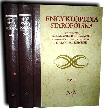 BRUCKNER- ENCYKLOPEDIA STAROPOLSKA 1937 reprint
