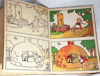 CIEŚLEWSKA- MAŁY MALARZ. KOLOROWANKA ok. 1947 - 2