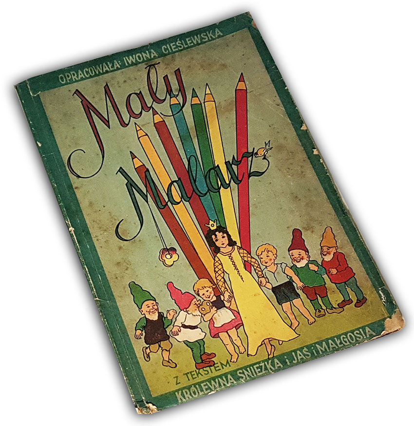 CIEŚLEWSKA- MAŁY MALARZ. KOLOROWANKA ok. 1947