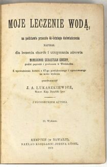 KNEIPP- MOJE LECZENIE WODĄ wyd. 1923 - 3