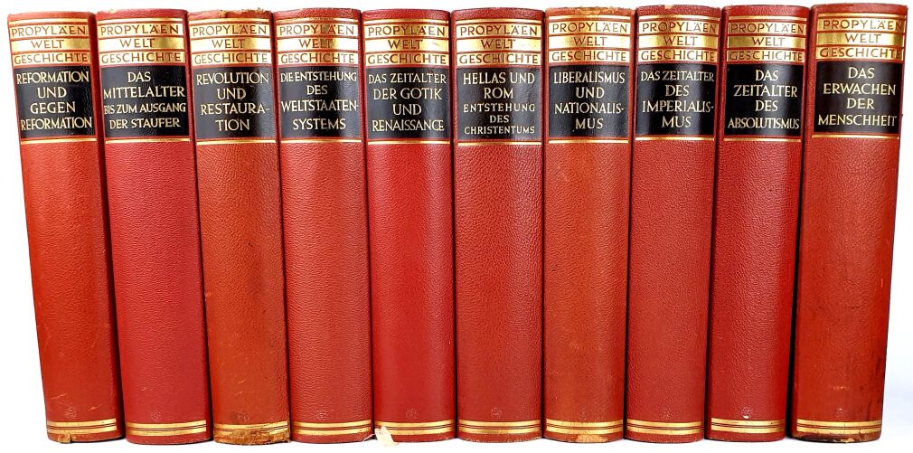 PROPYLÄEN - WELTGESCHICHTE T. 1-10, plus rejestr