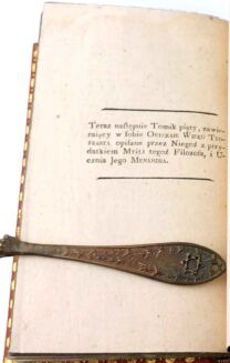 CYCERON- KRÓTKI ZBIÓR STAROŻYTNYCH MORALISTÓW Myśli moralne Cycerona t. IV 1785 - 8