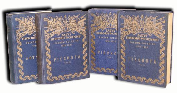 ZARYS HISTORII WOJENNEJ PUŁKÓW POLSKICH 1918-1920 4t. [komplet]
