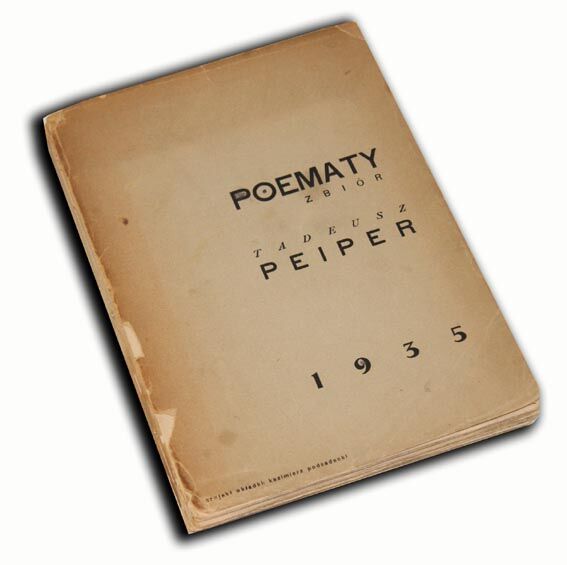 PEIPER - POEMATY Zbiór wyd.1935r. FUTURYZM / AWANGARDA