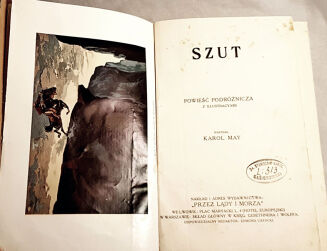 KAROL MAY - SZUT wyd.1 z 1909r. - 2