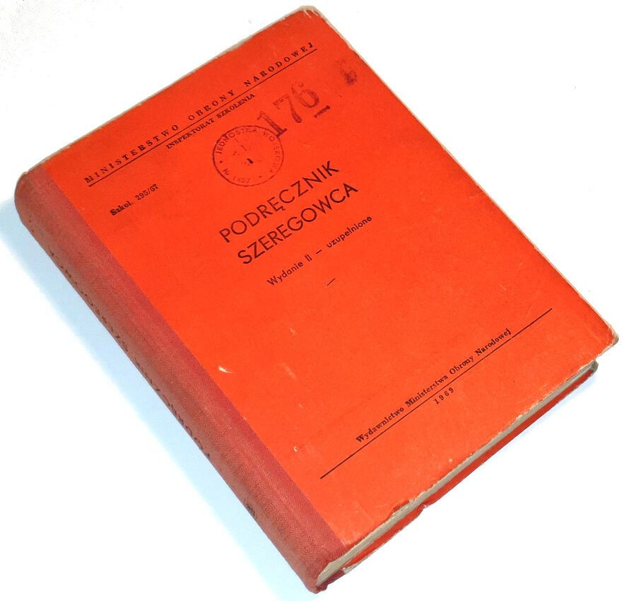 MON PODRĘCZNIK SZEREGOWCA wyd. 1969