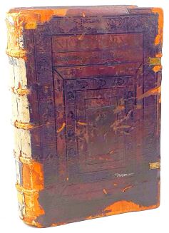 [WYBITNA POLSKA OPRAWA RENESANSOWA MISTRZA PORTRETÓW MEDALIERSKICH Z POZNANIA] NICEPHORI CALLISTI XANTHOPULI - SCRIPTORIS VERE CATHOLICI 1553 - 4