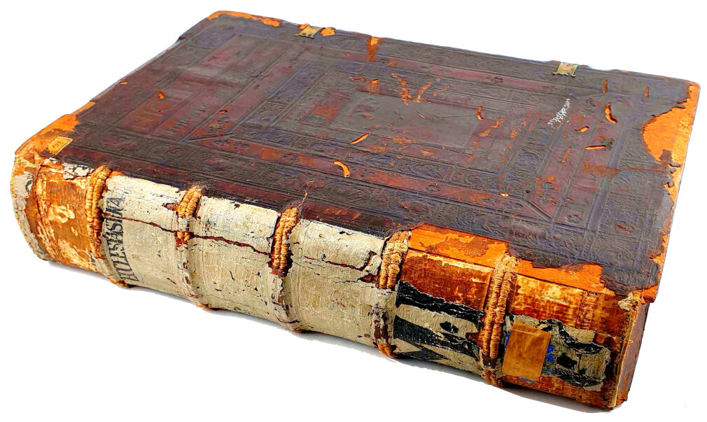 [WYBITNA POLSKA OPRAWA RENESANSOWA MISTRZA PORTRETÓW MEDALIERSKICH Z POZNANIA] NICEPHORI CALLISTI XANTHOPULI - SCRIPTORIS VERE CATHOLICI 1553