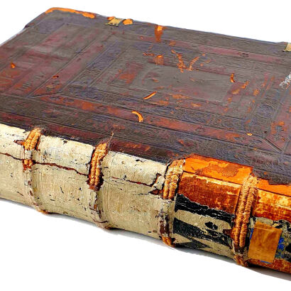 [WYBITNA POLSKA OPRAWA RENESANSOWA MISTRZA PORTRETÓW MEDALIERSKICH Z POZNANIA] NICEPHORI CALLISTI XANTHOPULI - SCRIPTORIS VERE CATHOLICI 1553