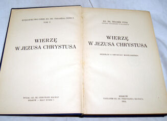 TOTH- WIERZĘ W W JEZUSA CHRYSTUSA wyd. 1934 - 3