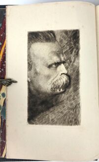 NIETZSCHE- TAKO RZECZE ZARATUSTRA 1908 oprawa luksusowa skóra - 5