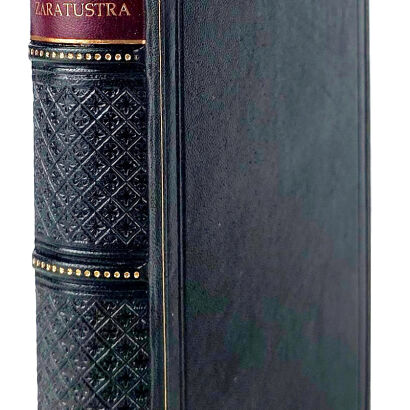 NIETZSCHE- TAKO RZECZE ZARATUSTRA 1908 oprawa luksusowa skóra