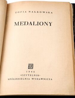 NAŁKOWSKA- MEDALIONY wyd.1, luksusowa skóra - 4