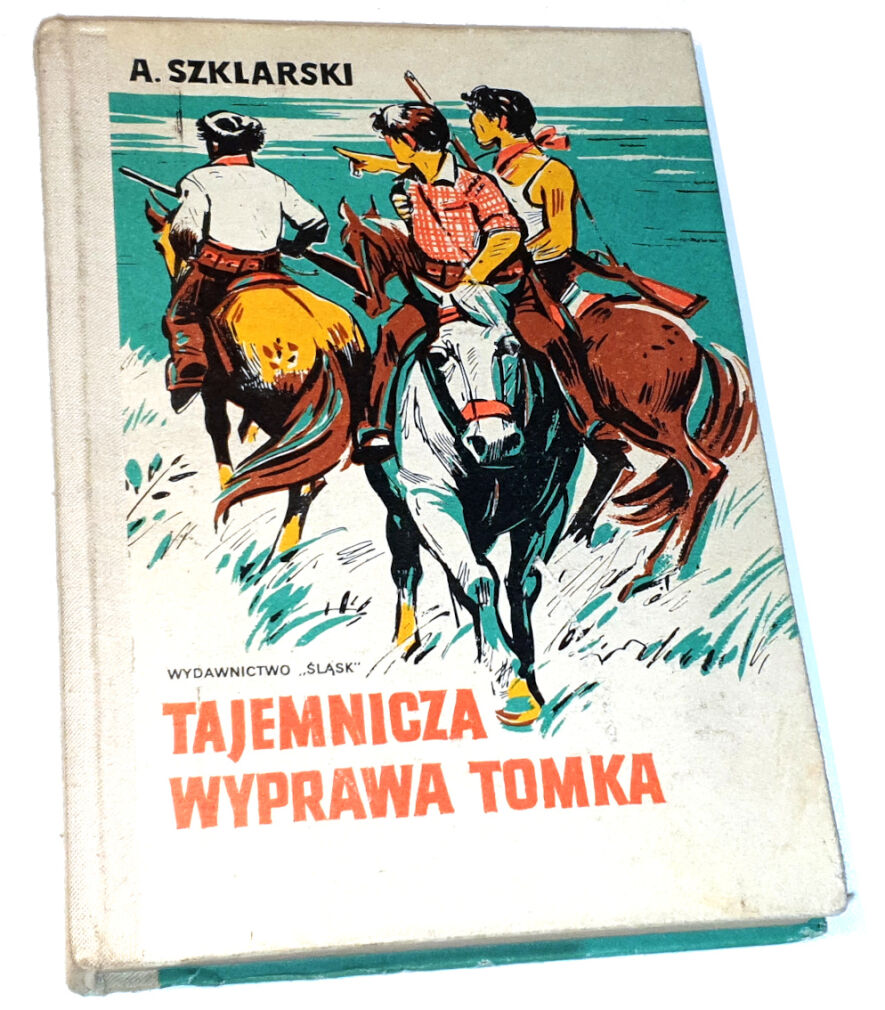 SZKLARSKI- TAJEMNICZA WYPRAWA TOMKA wyd. 1976 autograf autora