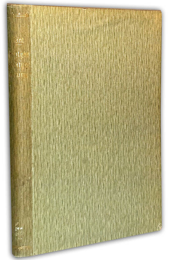 KANT - KRYTYKA PRAKTYCZNEGO ROZUMU Lwów 1911