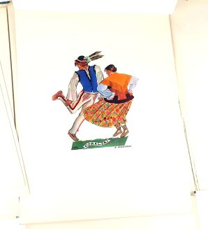 STRYJENSKA - TANCE POLSKIE. TEKA / POLISH DANCES. PORTFOLIO. Krakow 1929 - 13