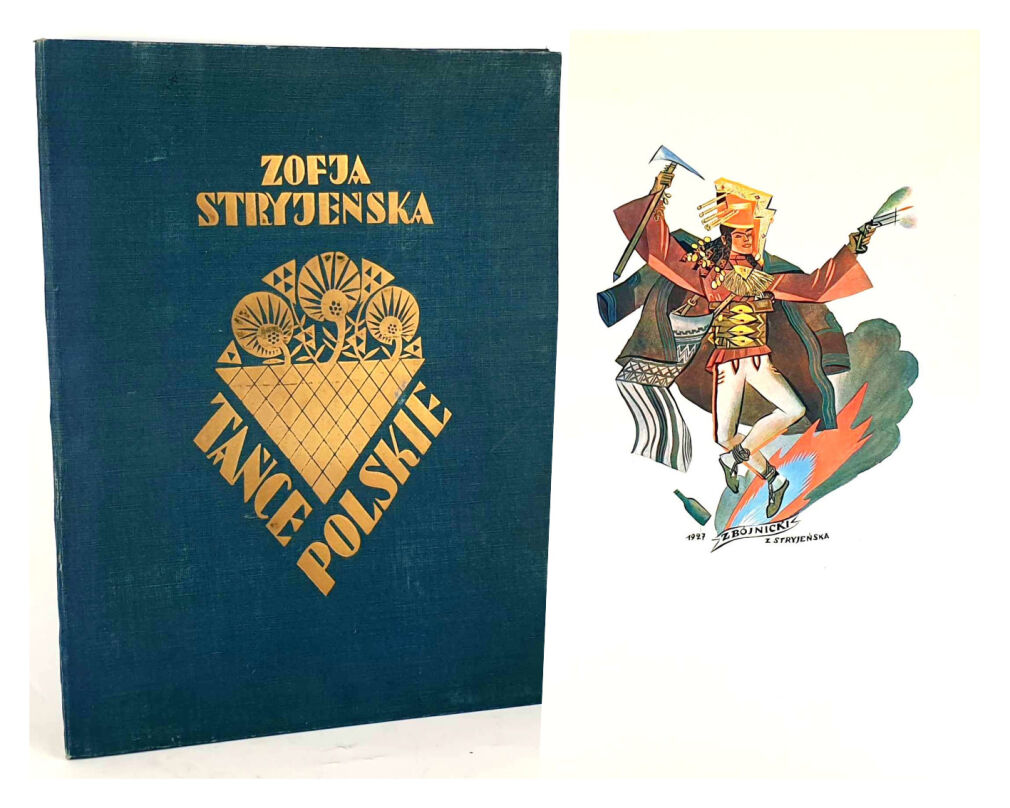 STRYJENSKA - TANCE POLSKIE. TEKA / POLISH DANCES. PORTFOLIO. Krakow 1929