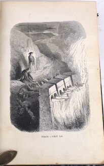 DANTE ALIGHIERI- BOSKA KOMEDIA/ THE DIVINE COMEDY. First Polish edition 1860, engravings. - 5