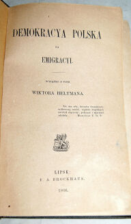 HELTMAN- DEMOKRACYA POLSKA NA EMIGRACYI wyd. 1866 - 3