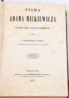 MICKIEWICZ - RZECZ O LITERATURZE SŁOWIAŃSKIEJ wyd. 1858r - 4