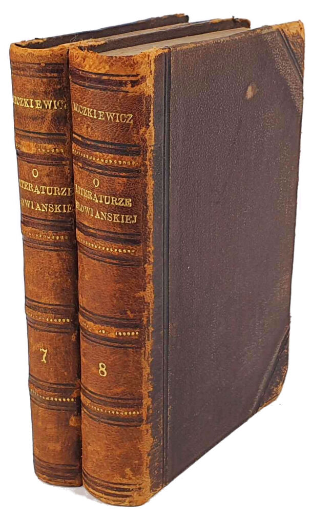 MICKIEWICZ - RZECZ O LITERATURZE SŁOWIAŃSKIEJ wyd. 1858r