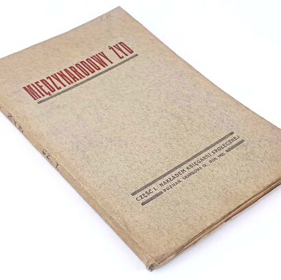 SZOTTOWA- MIĘDZYNARODOWY ŻYD wyd. 1922 antysemicka