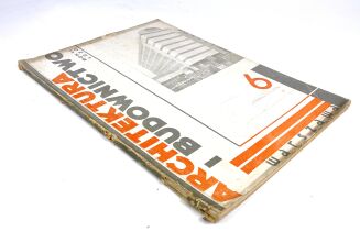 CZASOPISMO ARCHITEKTURA I BUDOWNICTWO 6  r.1930 / ARCHITECTURE AND CONSTRUCTION MAGAZINE No.6  1930. Cover by Puget - 2