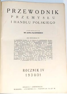 PĄCZEWSKI - PRZEWODNIK PRZEMYSŁU I HANDLU POLSKIEGO 1930/1931 - 2