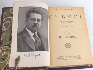 REYMONT - CHŁOPI t. 1-4 [komplet w 2 wol.] 1925 - 7
