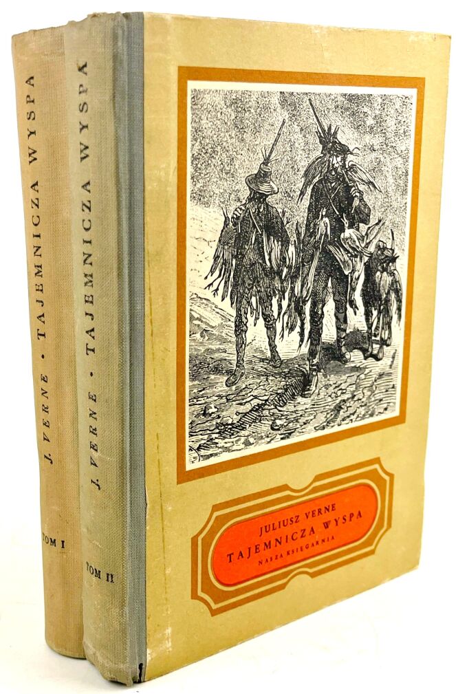 VERNE - TAJEMNICZA WYSPA t. I-II [komplet] 1958r.