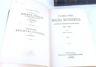 MATUSZEWICZ- PAMIĘTNIKI MARCINA MATUSZEWICZA KASZTELANA BRZESKIEGO-LITEWSKIEGO 1714-1765. T. 1-4 (komplet w 2 wol.) - 2