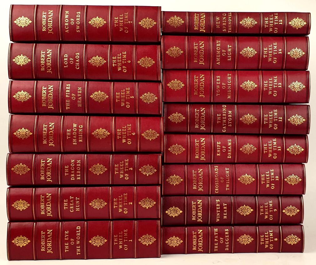 Robert Jordan's Wheel of Time: Complete premium leather-bound book series