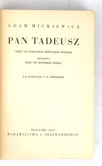 MICKIEWICZ- PAN TADEUSZ z illustracjami E. M. Andriollego skóra - 7